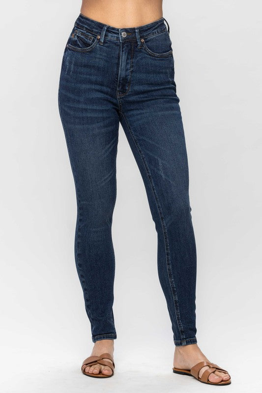 JUDY BLUE HIGH WAISTED TUMMY CONTROL SKINNY PLUS