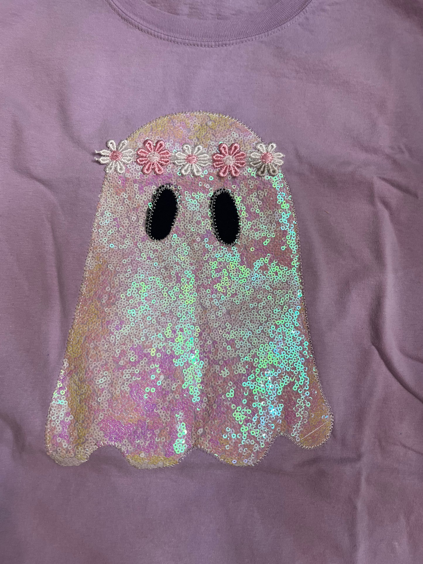 Groovy Ghost Sequin T-Shirt