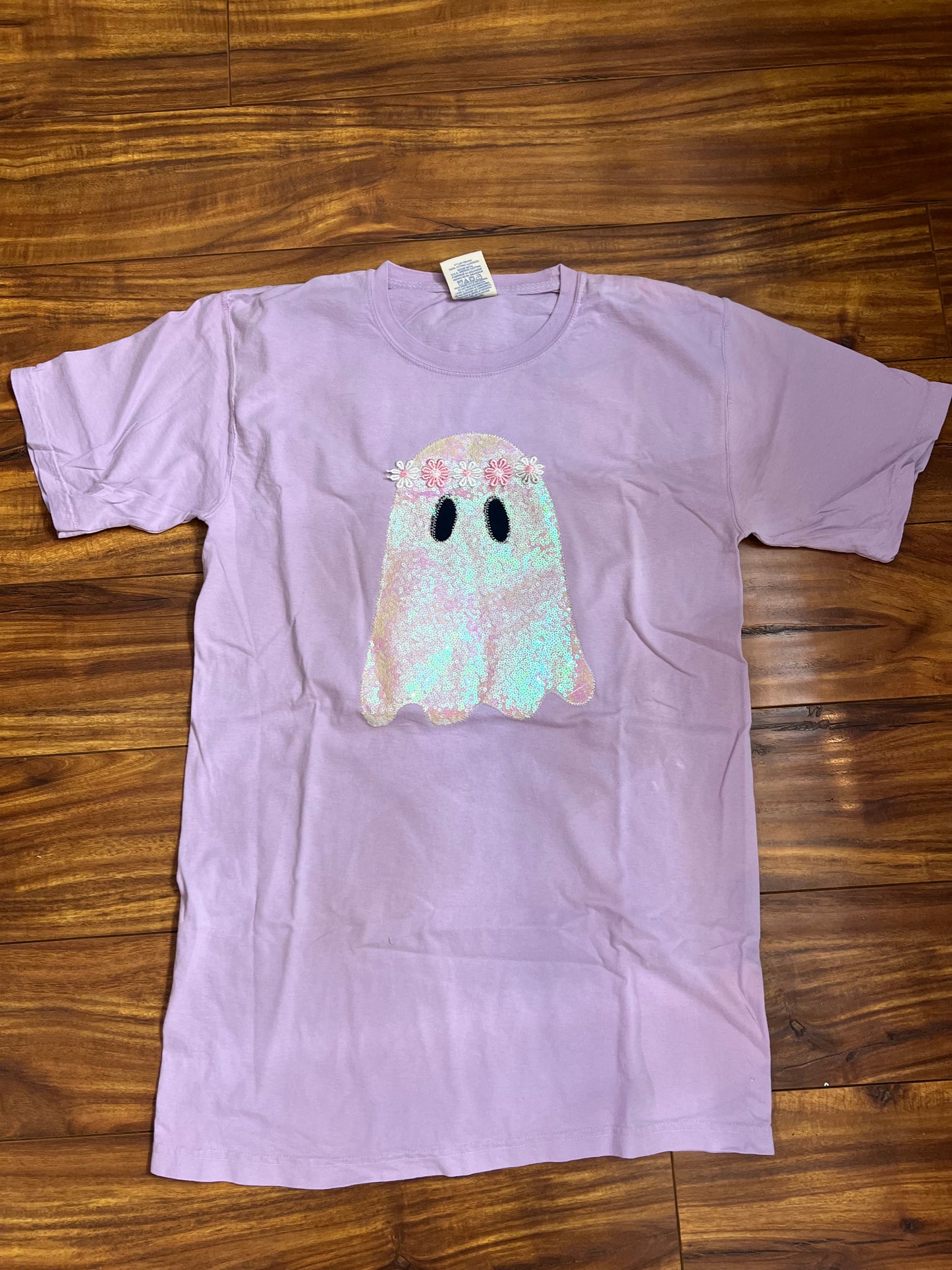 Groovy Ghost Sequin T-Shirt