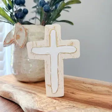 Chunky Wood Cross | Rustic Home Decor | Farmhouse