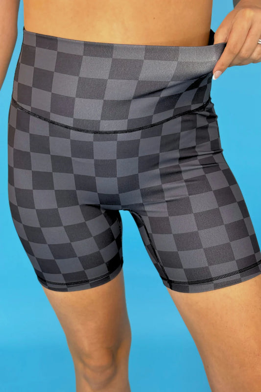 Jess Lea Check Back Biker Short