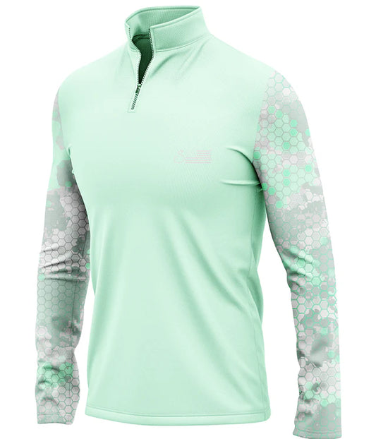 Sea Foam Green Quarter Zip