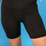 Jess Lea  Black Biker Short